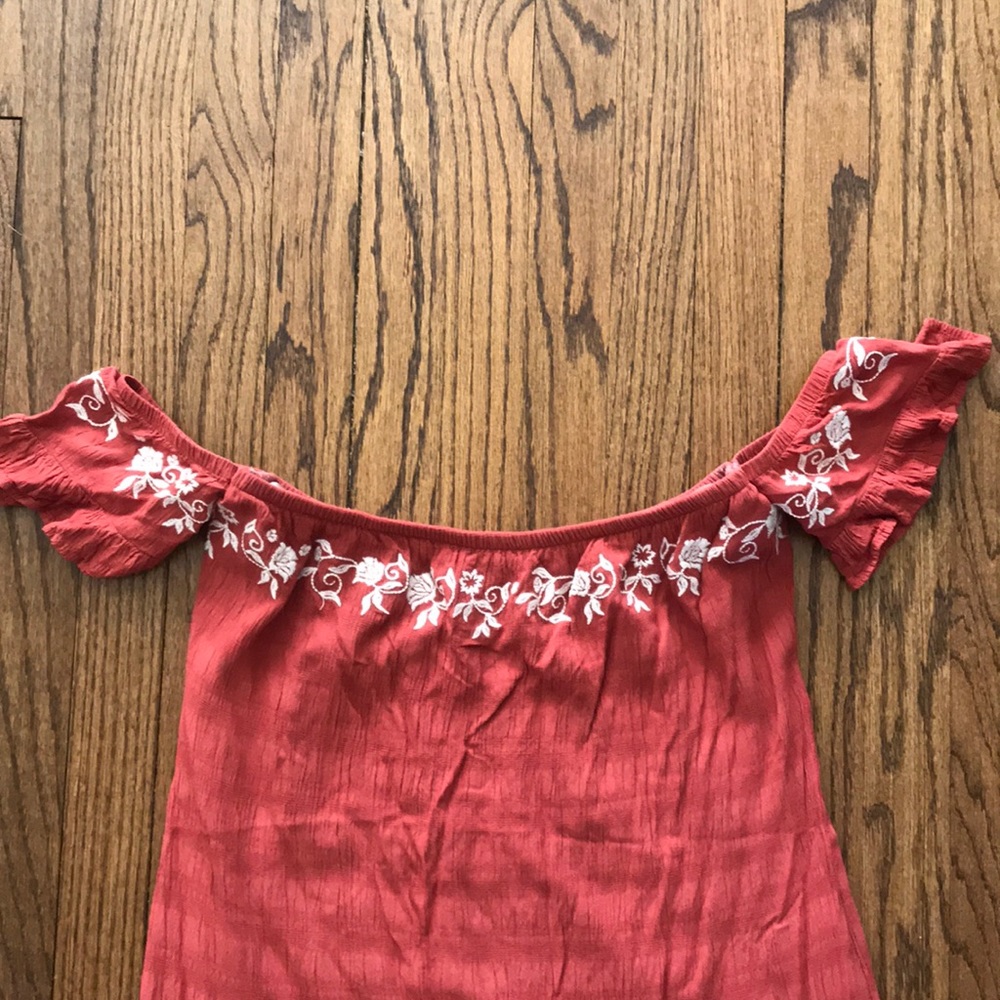 Off the shoulder dress